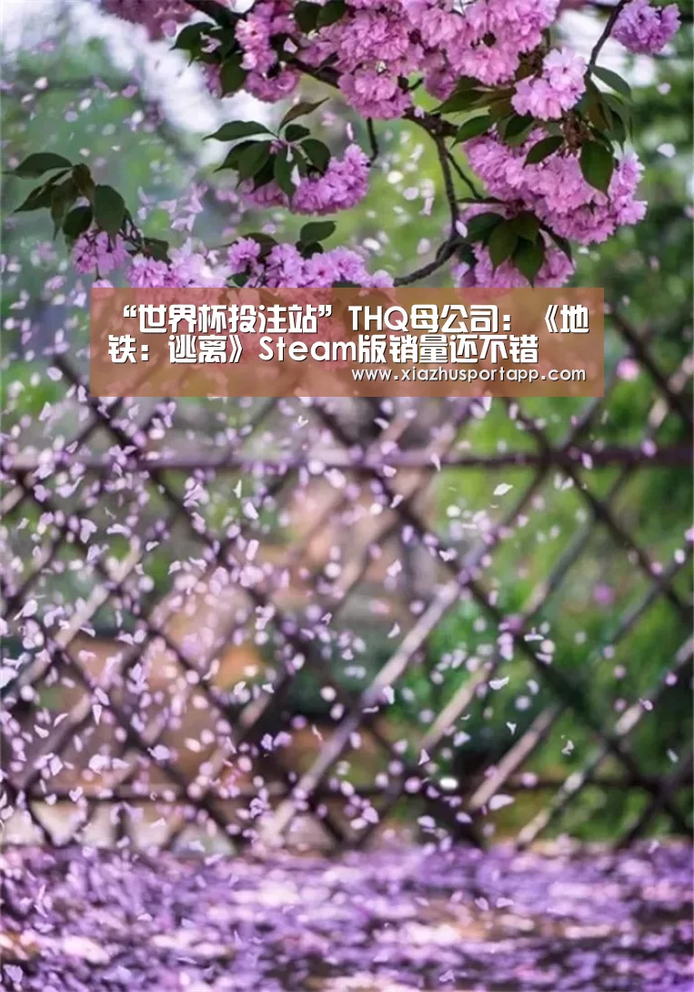 “世界杯投注站”THQ母公司:《地铁:逃离》Steam版销量还不错(图1) 世界杯投注站